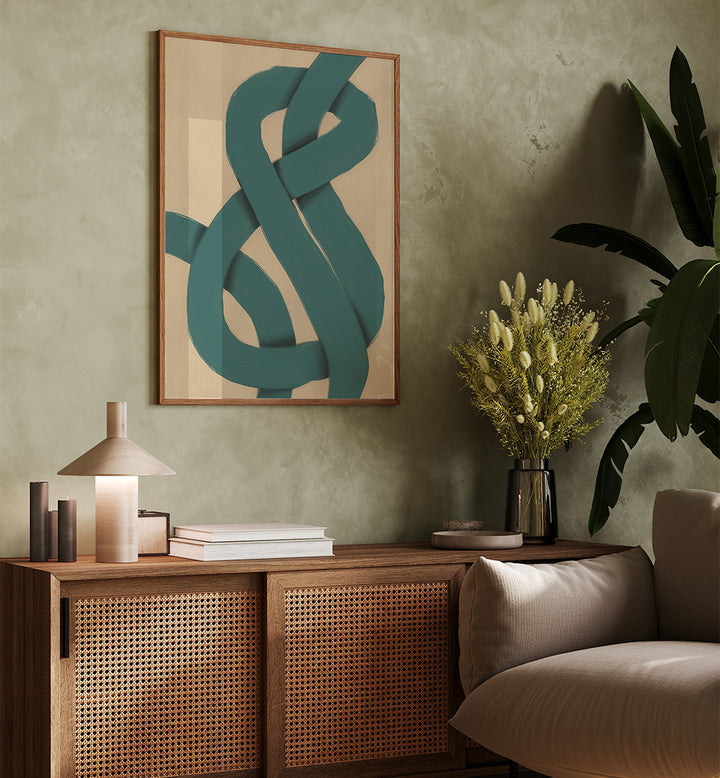 THE GREEN KNOT , ABSTRACT PAINTINGS