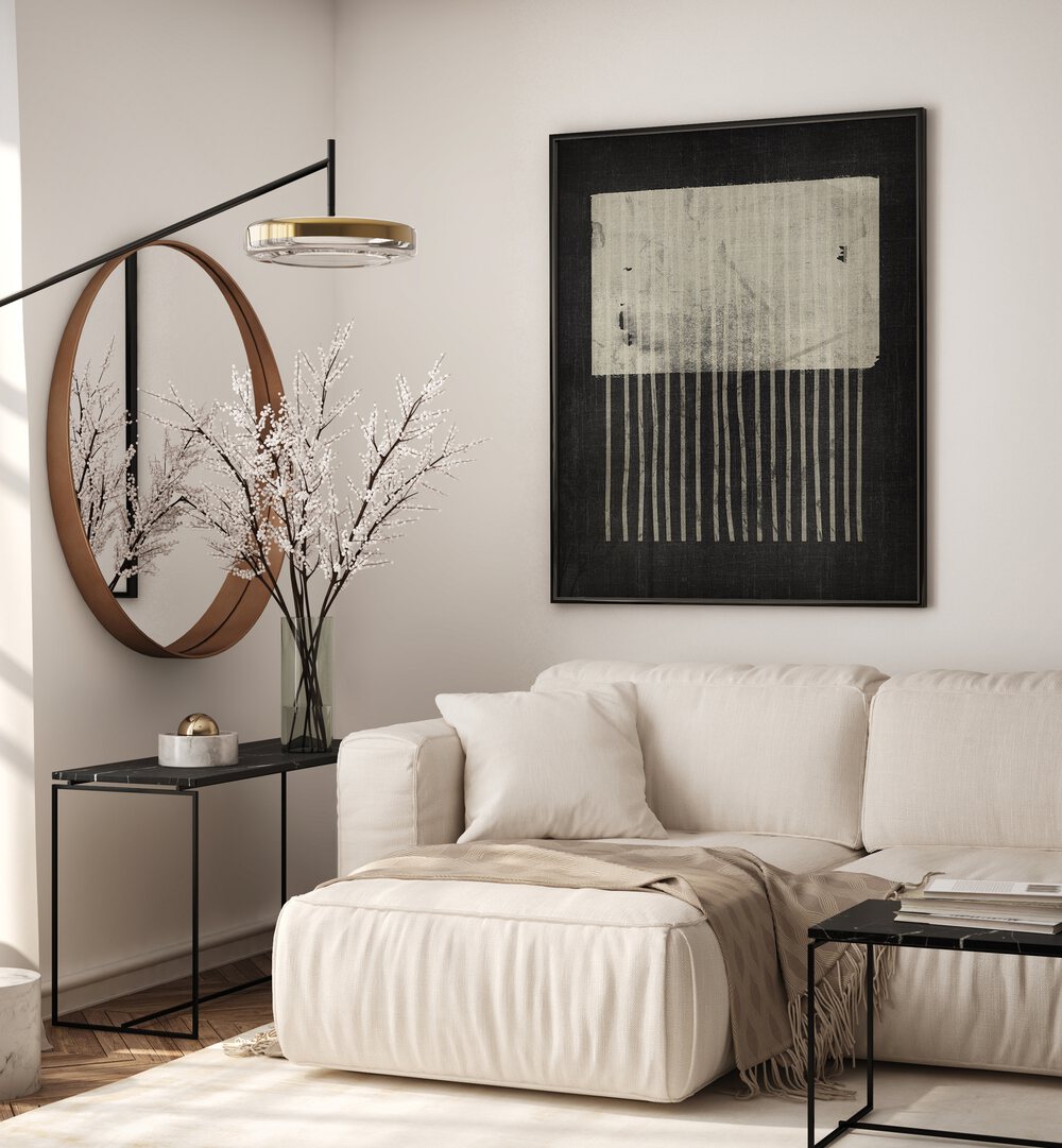 Decorate your space with THE COOL SQUARE JELLYFISH, GEOMETRIC ART PRINTS, blending nature and modern design seamlessly.