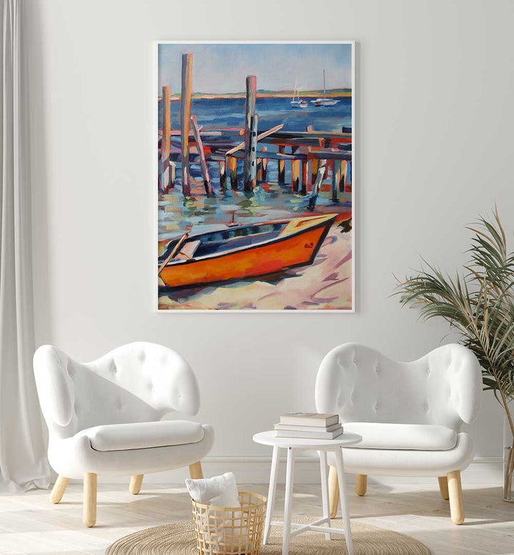 PROVINCE TOWN HARBOR , BEACH PAINTINGS