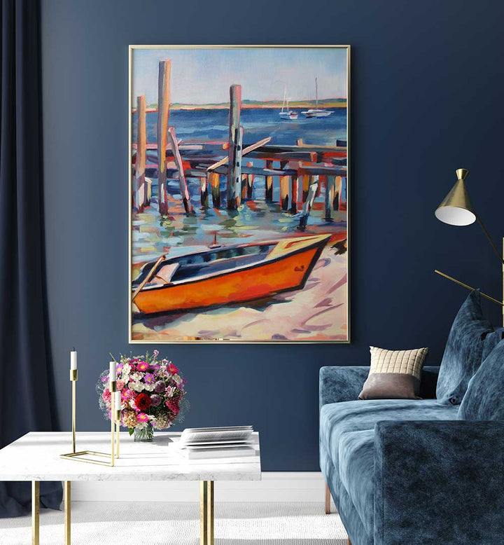 PROVINCE TOWN HARBOR , BEACH PAINTINGS