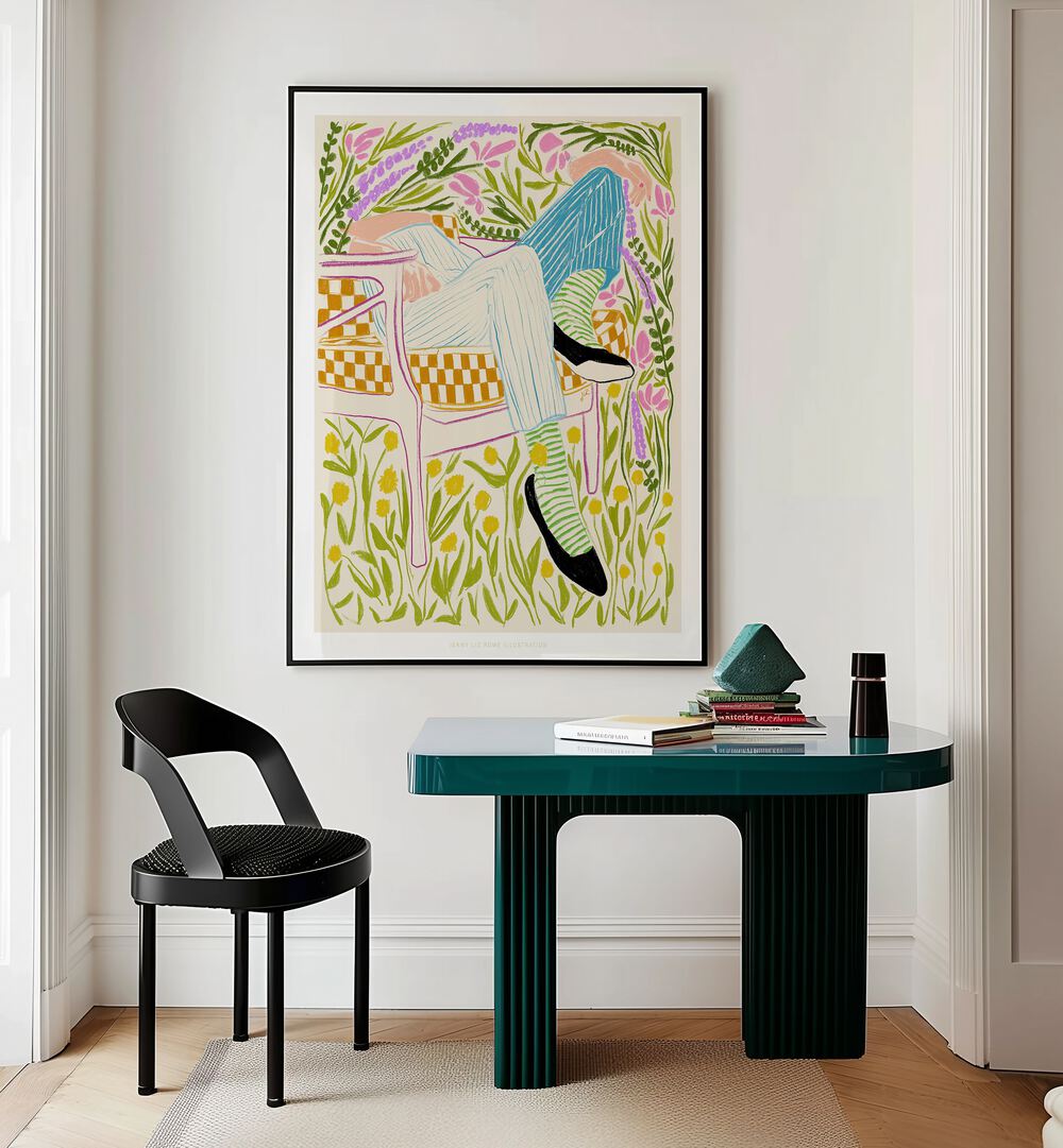 QUIET II , VIBRANT & ELECTRIC ART PRINTS