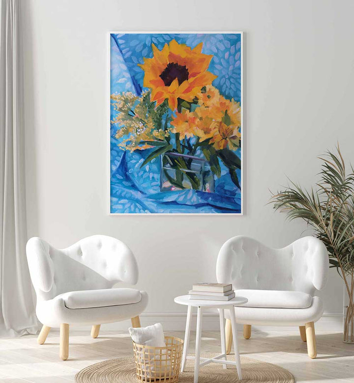 SUMMER FLOWERS , LANDSCAPE PAINTINGS