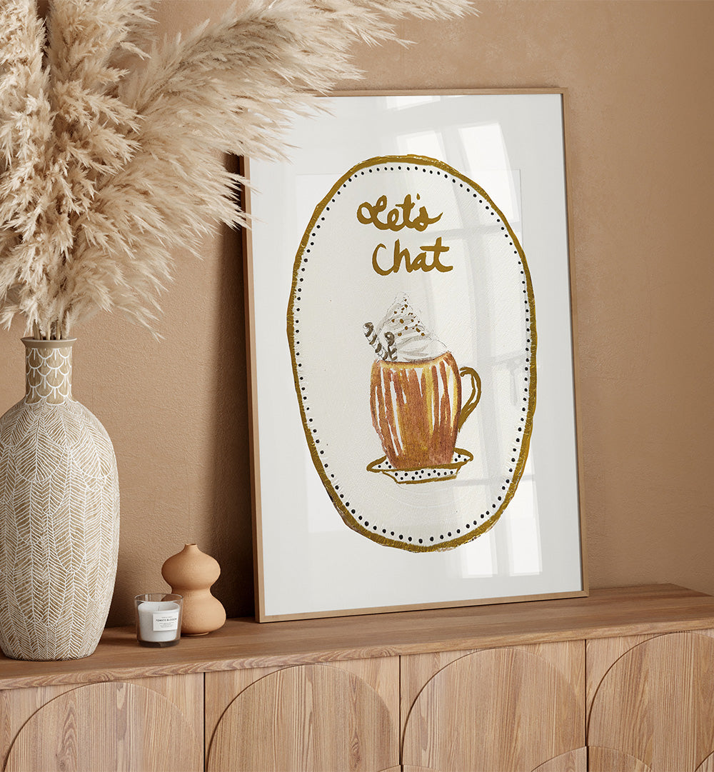 LET'S CHAT , BAR & CAFE ART