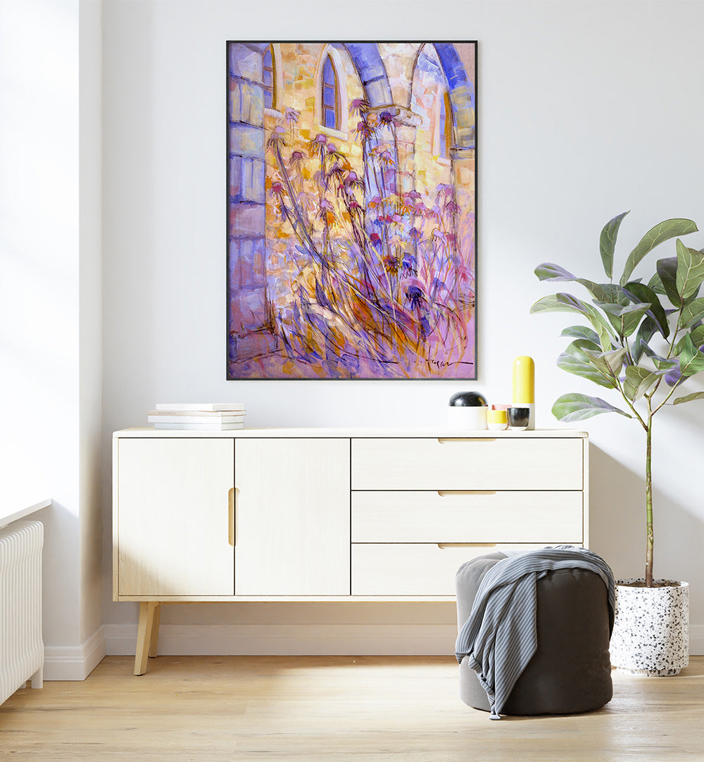 SUNLIT BLOSSOMS , ABSTRACT PAINTINGS