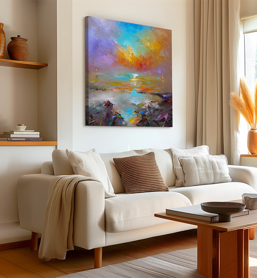 MAGIC SUNSET ,ABSTRACT PAINTINGS
