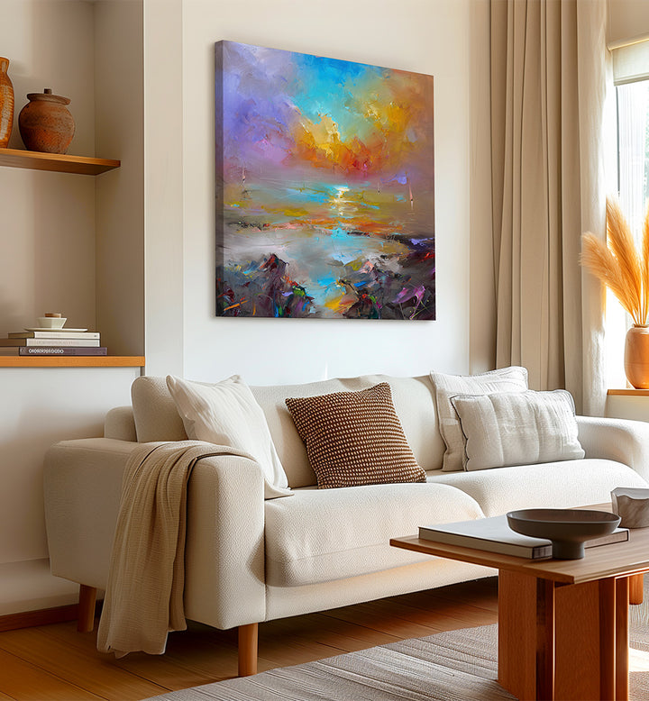 MAGIC SUNSET ,ABSTRACT PAINTINGS