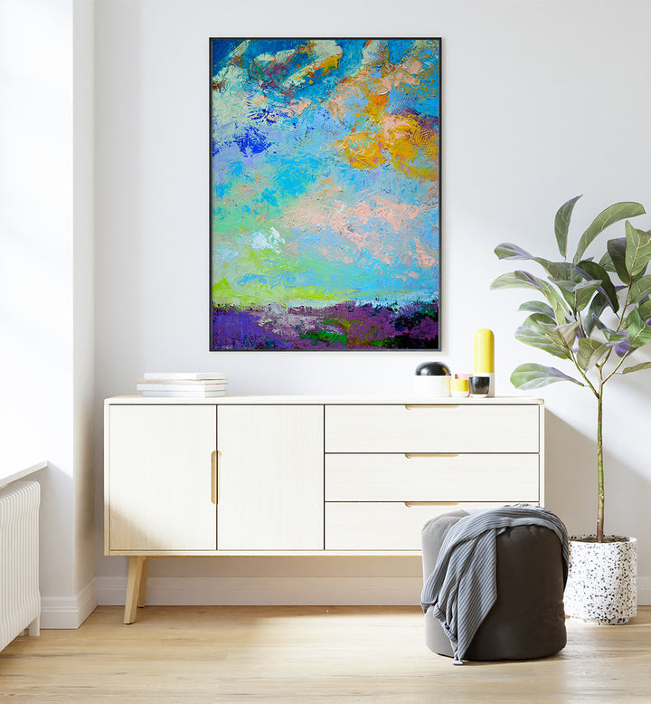 VIVID SKY LANDSCAPE  , ABSTRACT PAINTINGS