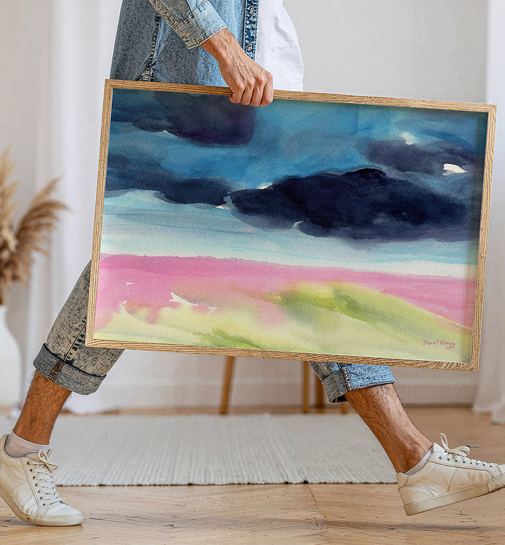 STORM BLOWING IN , ABSTRACT PAINTINGS