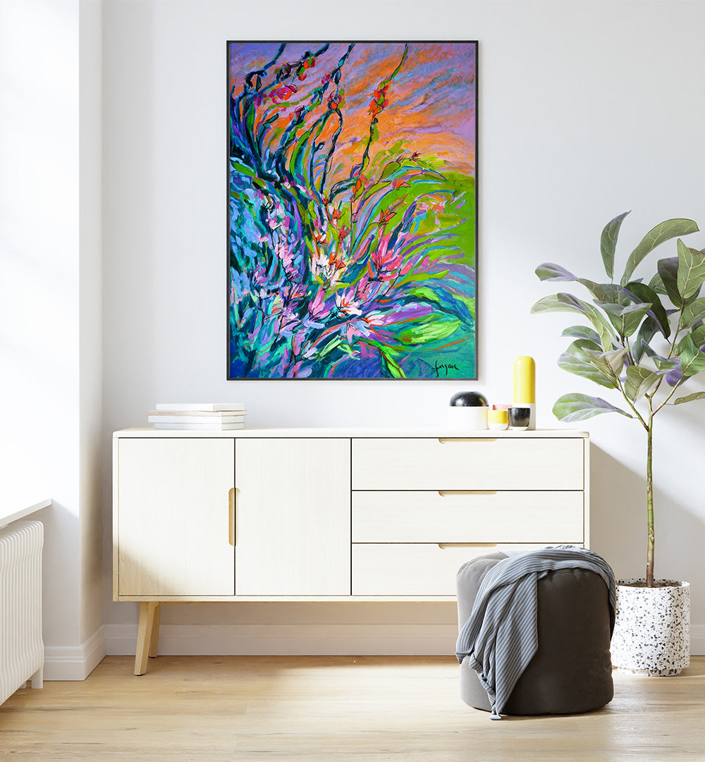 PETAL STORM , ABSTRACT PAINTINGS