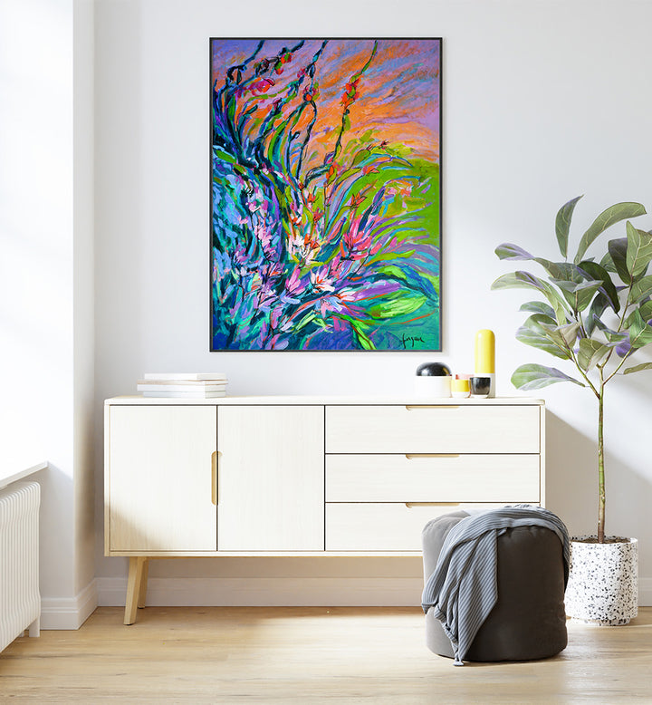 PETAL STORM , ABSTRACT PAINTINGS