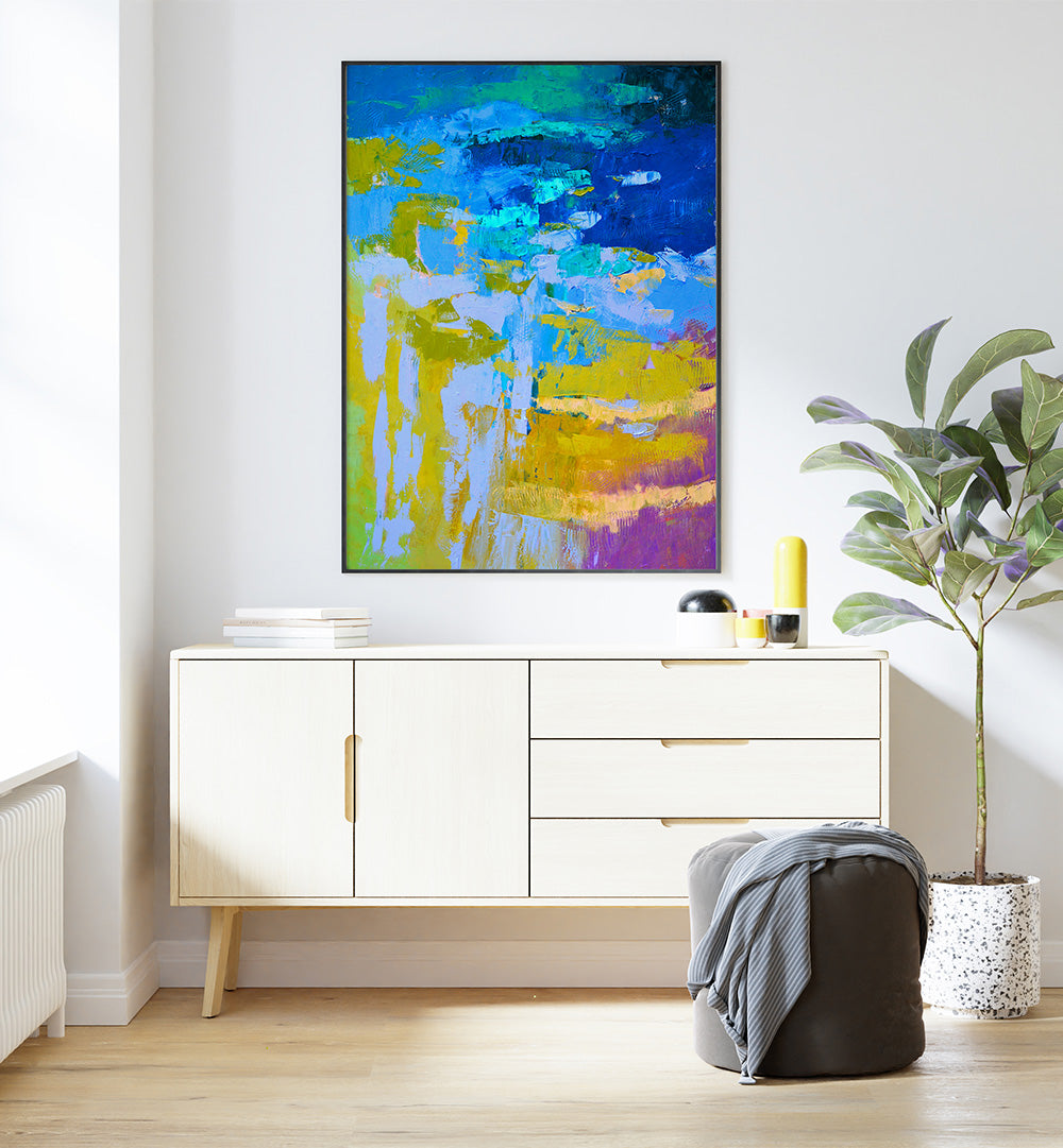 VIBRANT HORIZONS , ABSTRACT PAINTINGS