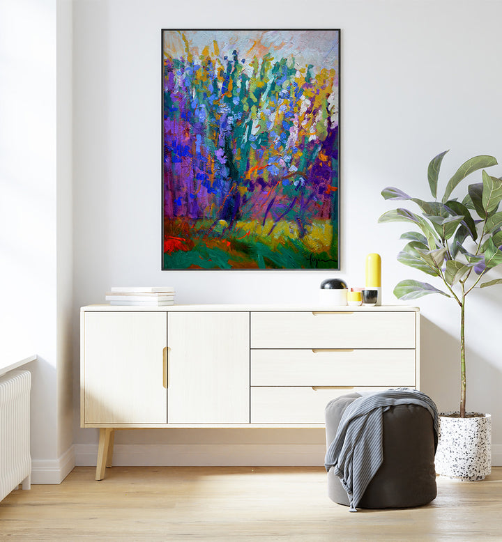VIBRANT BLOSSOMS , ABSTRACT PAINTINGS