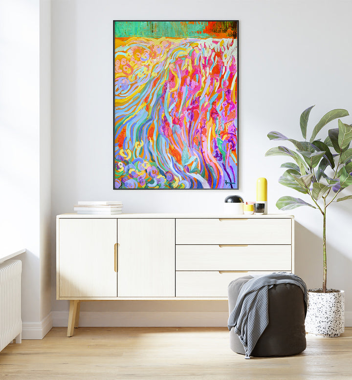 BRILLIANT BLOOM SCAPE II  , ABSTRACT PAINTINGS