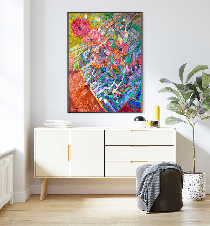 BOTANIC RADIANCE IV , ABSTRACT PAINTINGS