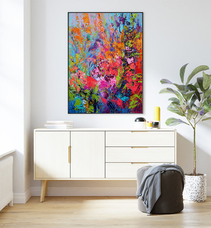 ETHEREAL BLOSSOM GLOW I , ABSTRACT PAINTINGS
