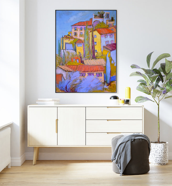 MEDITERRANEAN HUES , ABSTRACT PAINTINGS
