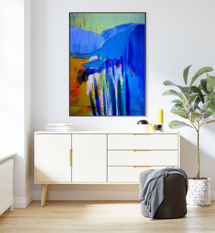 BLUE CASCADE DREAMS , ABSTRACT PAINTINGS