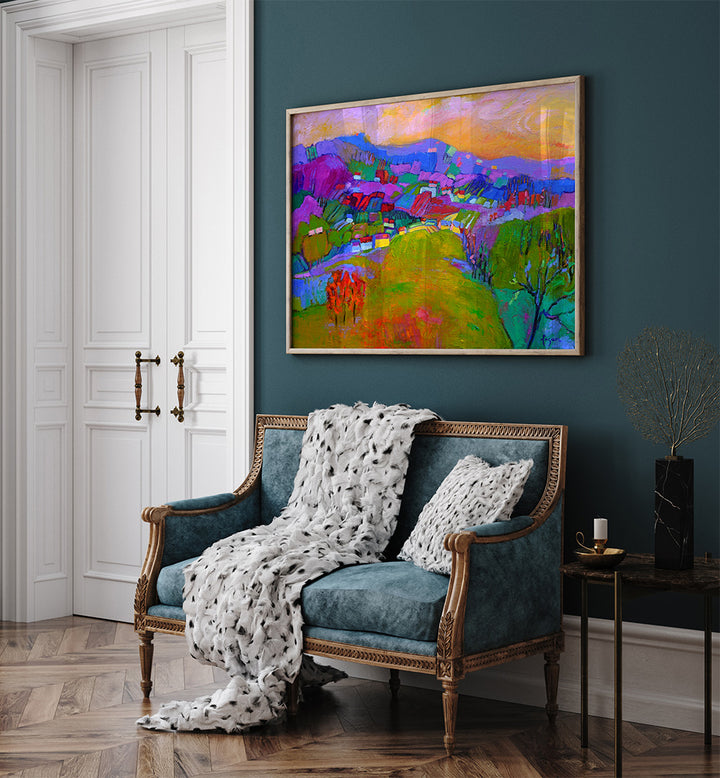 NATURE INSPIRED LANDSCAPE I , LANDSCAPE PAINTINGS