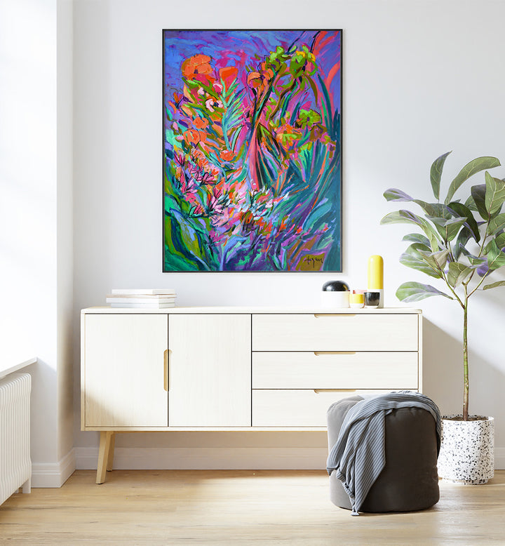 BURST OF BLOOMING LIGHT II , ABSTRACT PAINTINGS