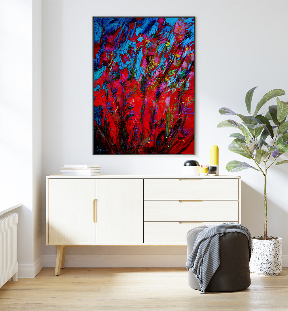 BOTANIC RADIANCE III, ABSTRACT PAINTINGS