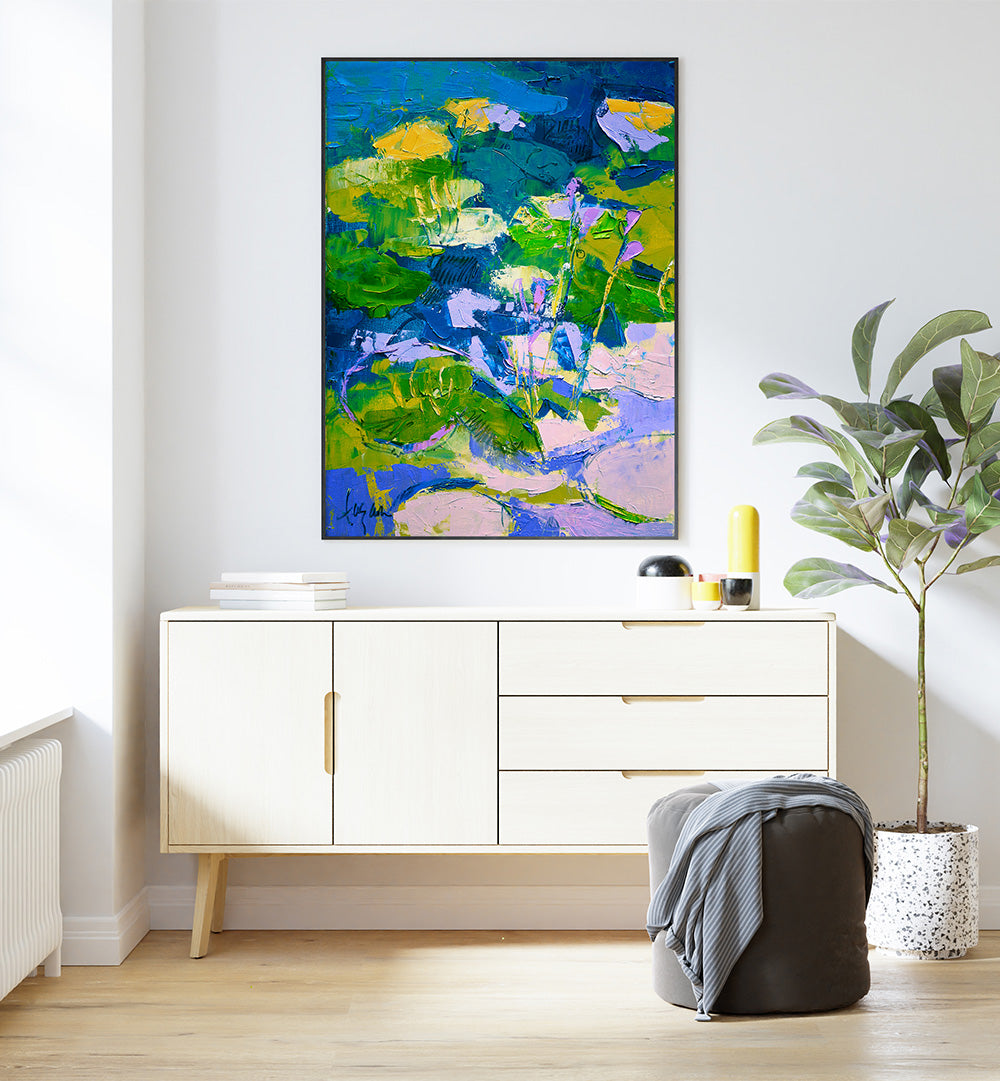 LUSH POND HARMONY , ABSTRACT PAINTINGS