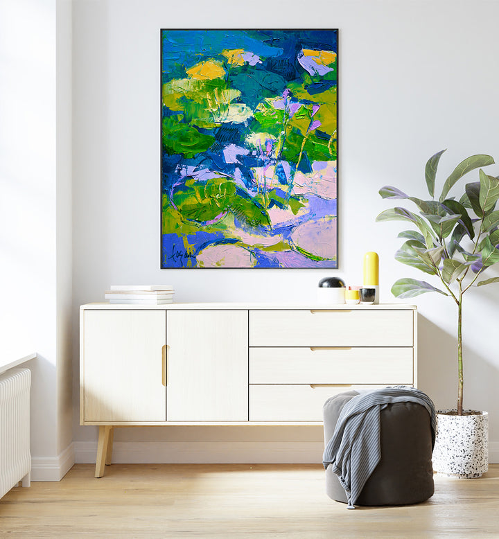 LUSH POND HARMONY , ABSTRACT PAINTINGS