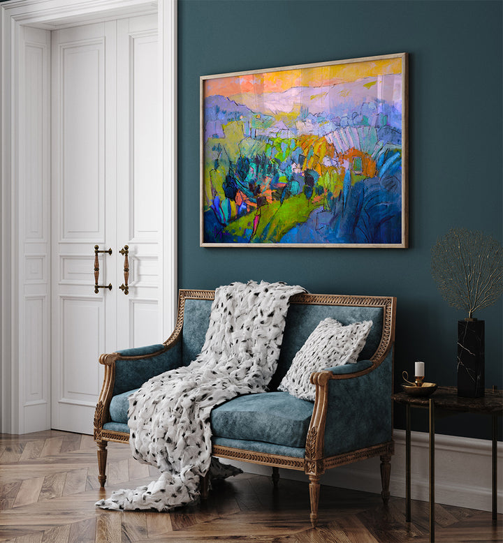 COLORFUL PANORAMA , LANDSCAPE PAINTINGS