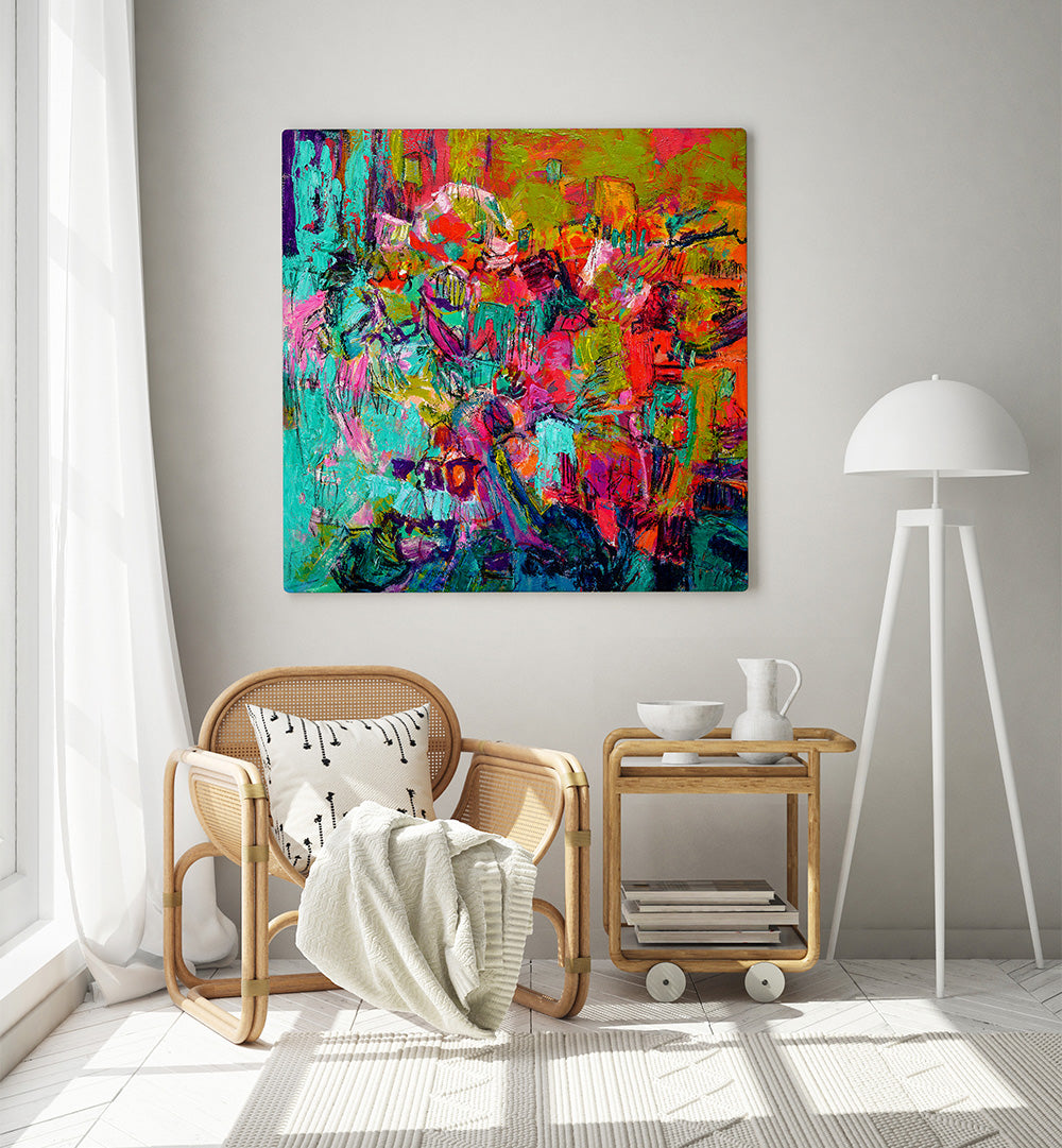 ETHEREAL BLOSSOM GLOW II , ABSTRACT PAINTINGS