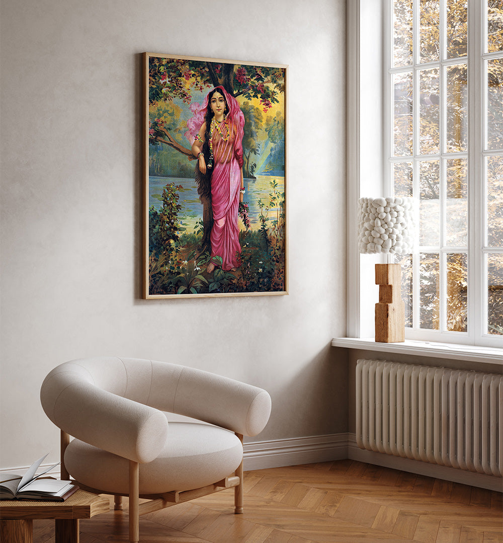 VASANTIKA , INDIAN ART PAINTINGS