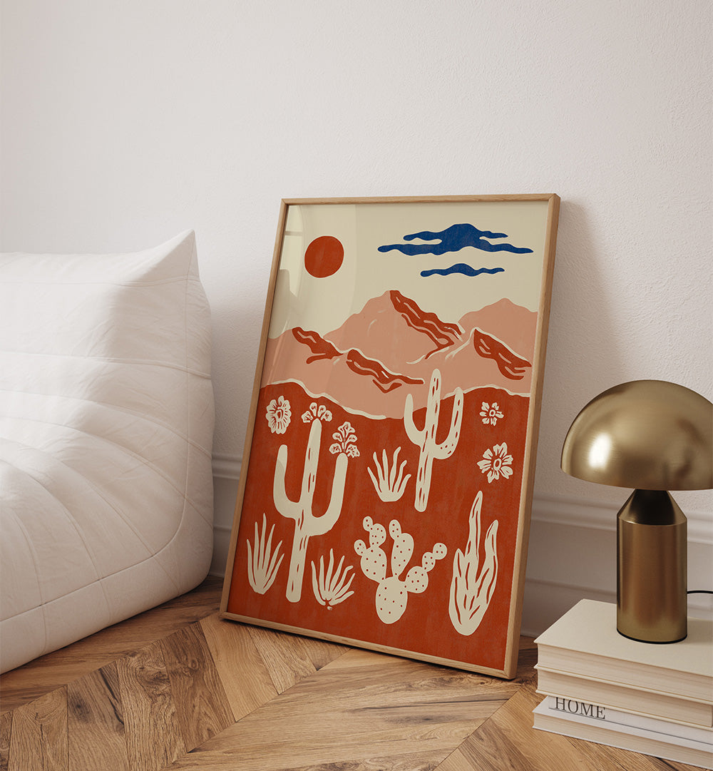 DESERT HEAT , LANDSCAPE PAINTINGS
