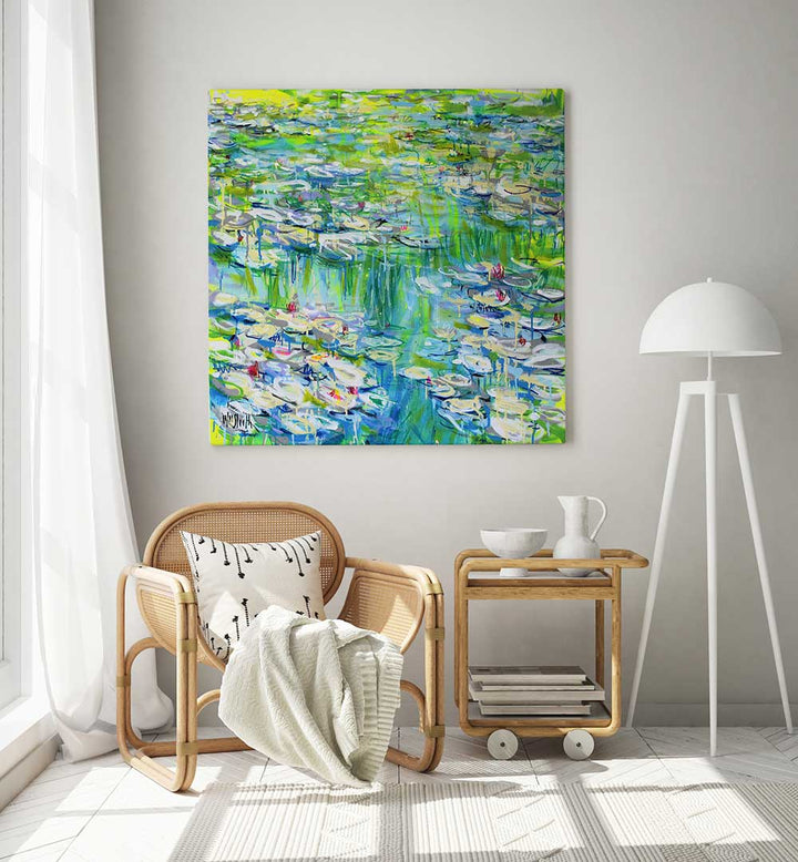 LIQUID SERENITY , FLORAL FLOWER PAINTINGS