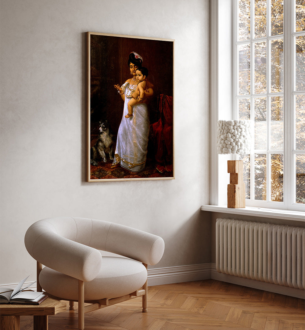 THERE COMES PAPA (1893) , INDIAN ART PAINTINGS