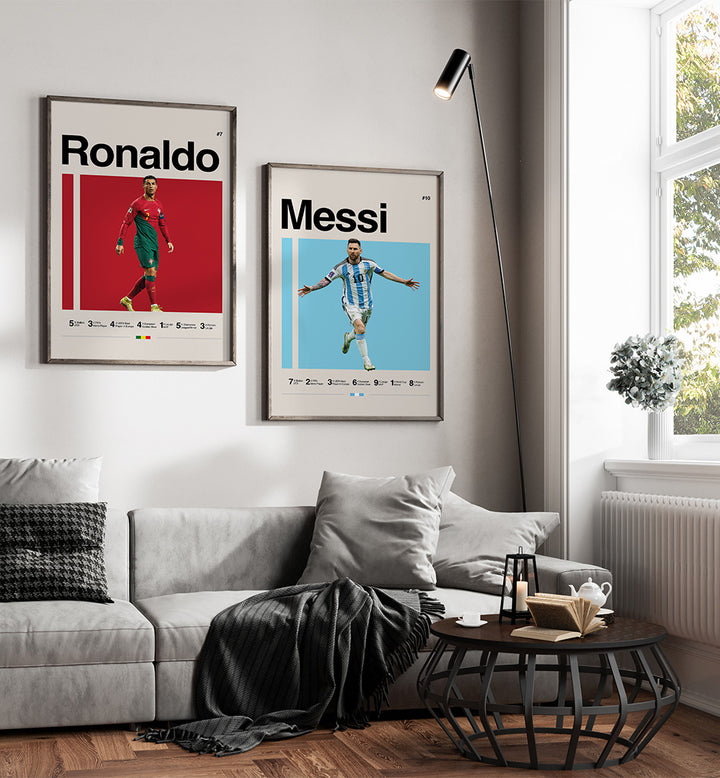 THE TROPHY ROOM SET , SET OF 2 PAINTINGS