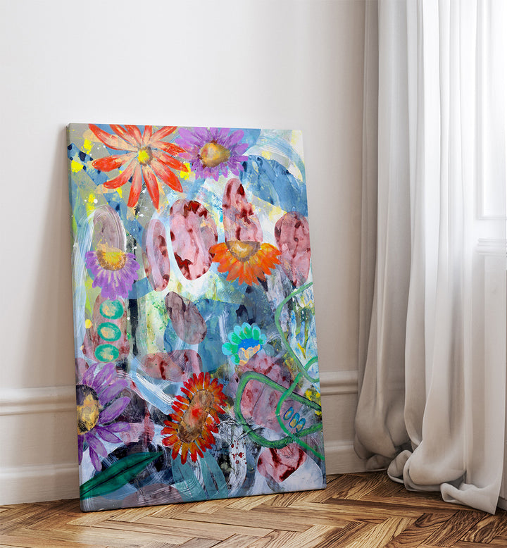 PAINTING , FLORAL FLOWER PAINTINGS