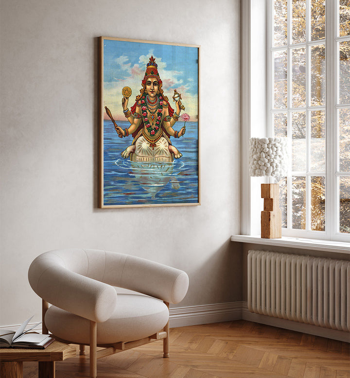 KURMA AVATAR , INDIAN ART PAINTINGS