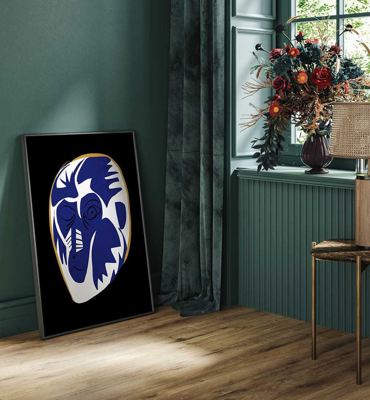 ABSTRACT MASK ILLUSION , ABSTRACT PAINTINGS