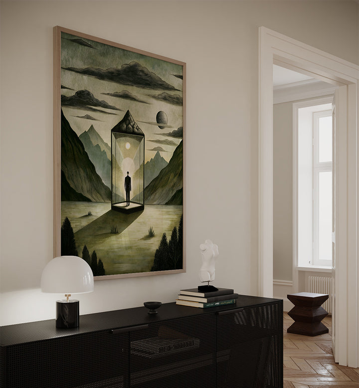 PRISM OF SOLITUDE , SURREAL ART PRINTS