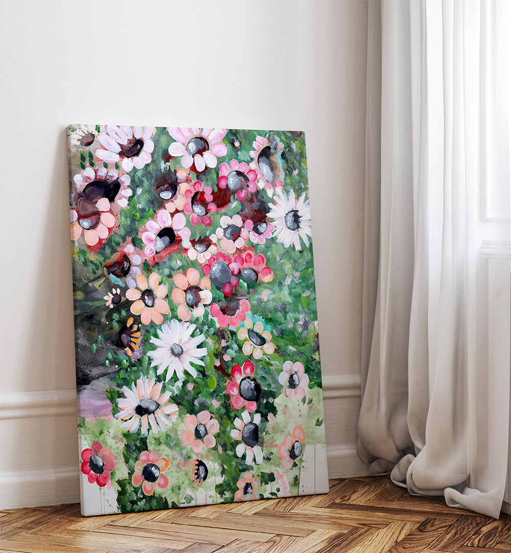 RADIANT BLOSSOMS , FLORAL FLOWER PAINTINGS