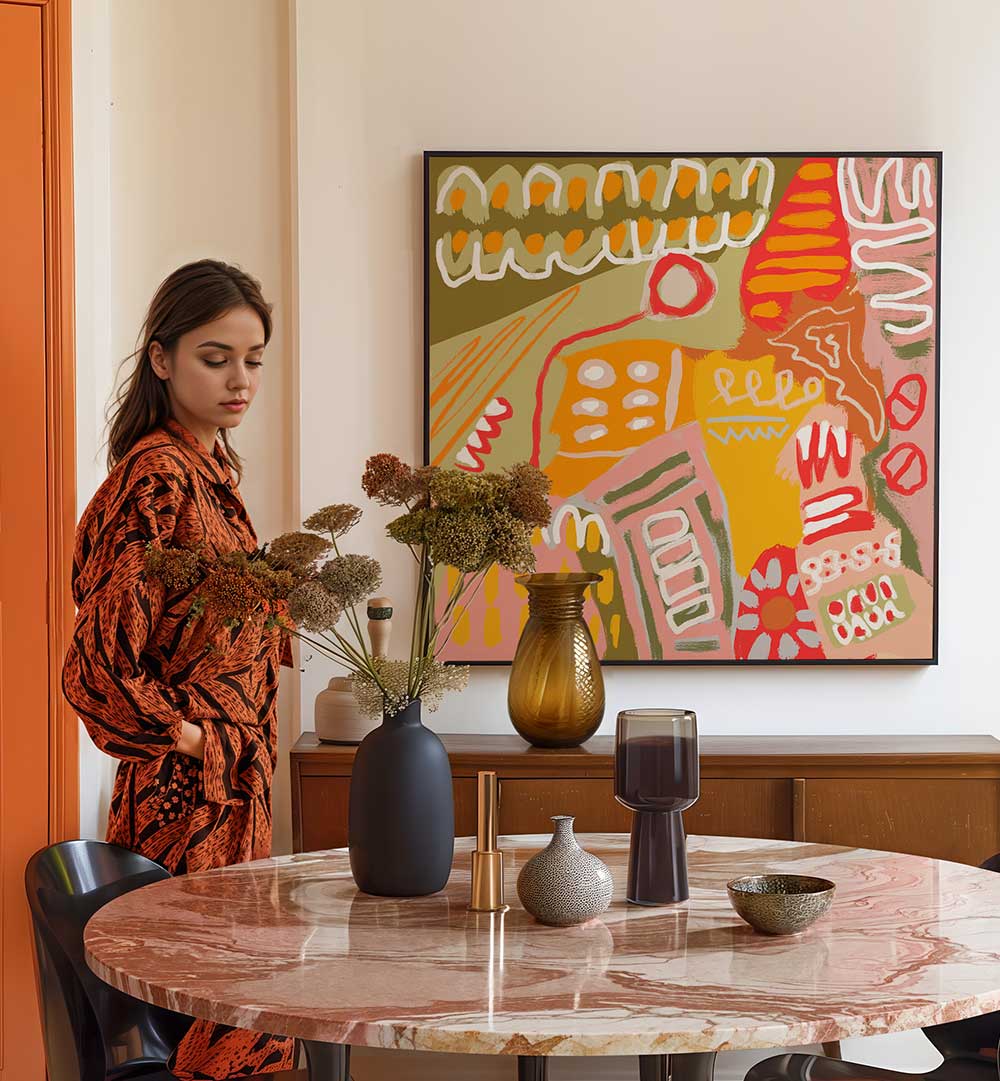 ABSTRACT LINES AND SHAPES , ABSTRACT PAINTINGS