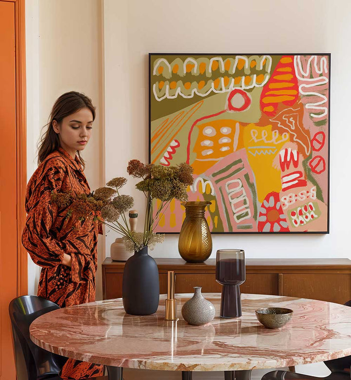 ABSTRACT LINES AND SHAPES , ABSTRACT PAINTINGS