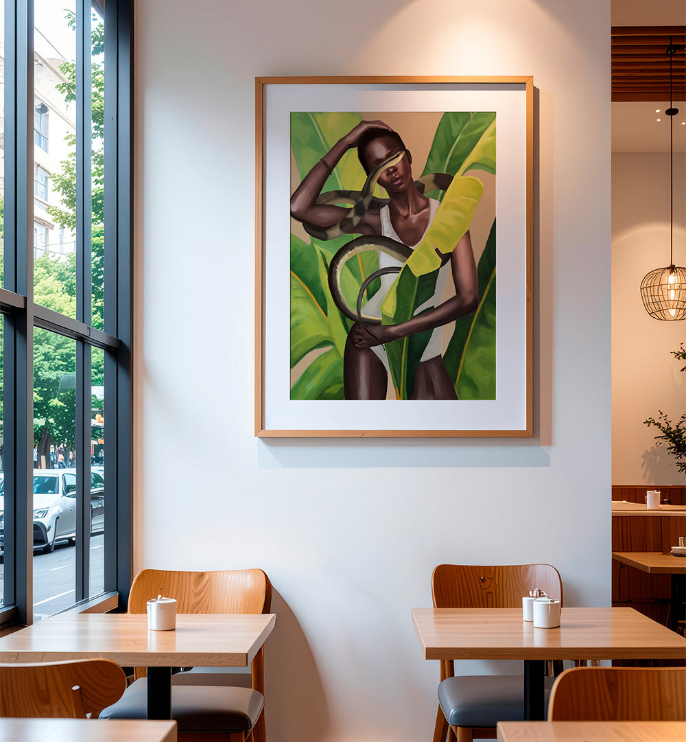 INTO THE GREEN , SURREAL ART PRINTS