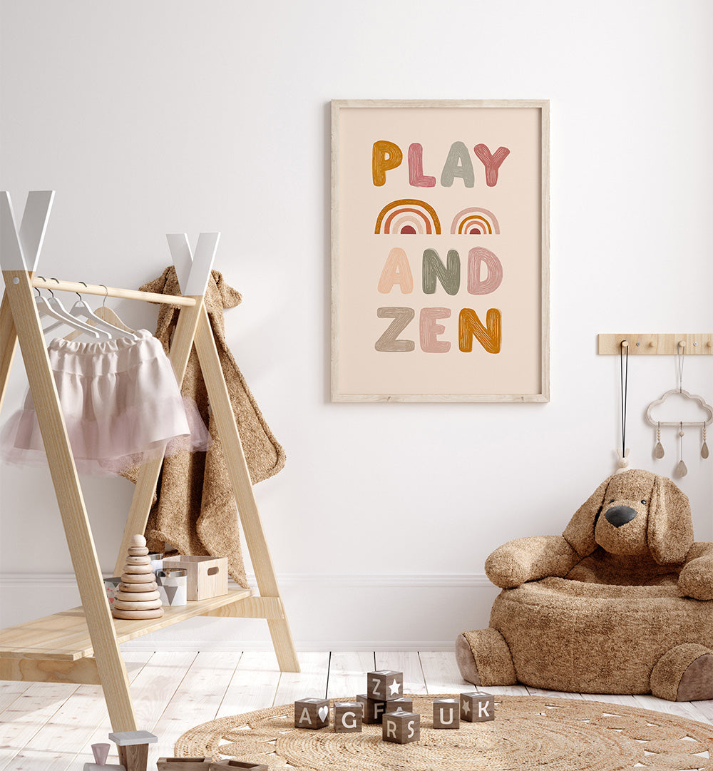 PLAY AND ZEN , QUOTES & TYPOGRAPHY POSTERS