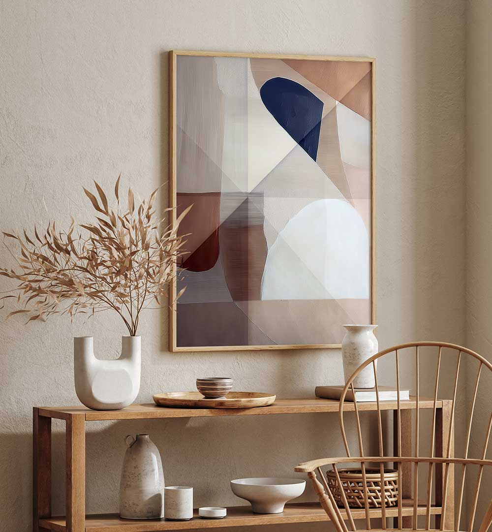 Elegant ABSTRACT COPPER I, ABSTRACT PAINTINGS piece adds warmth and sophistication to any room's decor.
