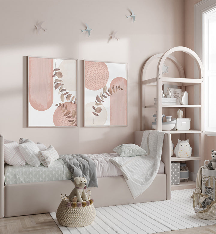 THE DOTTED ARCHES SET , SET OF 2 PAINTINGS