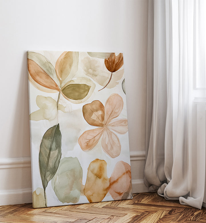 PASTEL PETALS DANCE , FLORAL FLOWER PAINTINGS