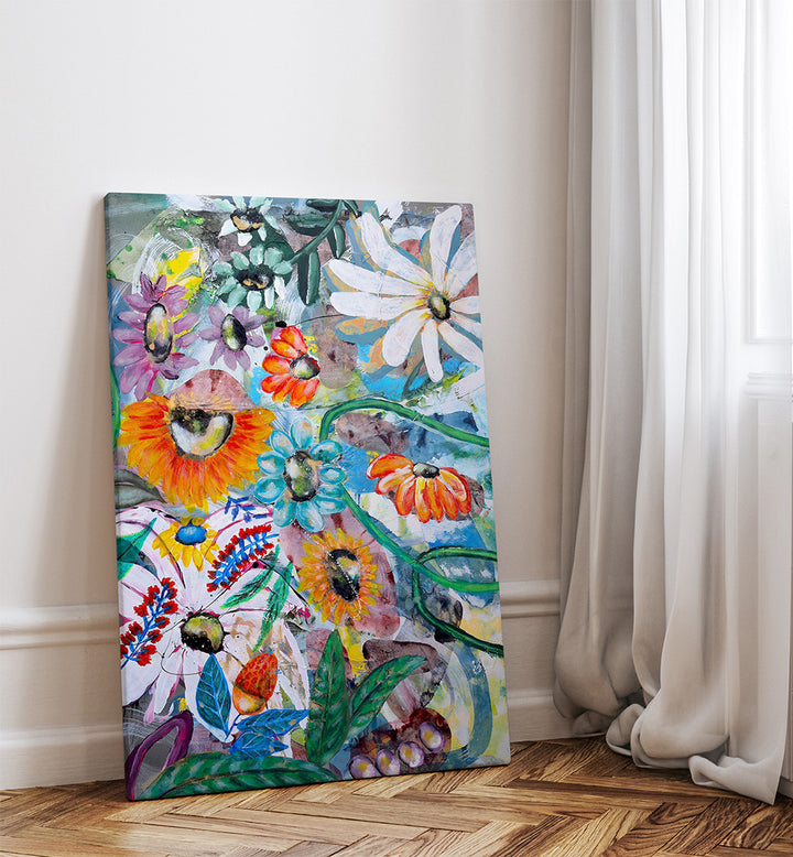 ART FLORAL , FLORAL FLOWER PAINTINGS