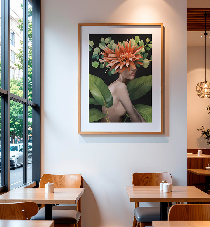 VEILED BY BLOOM, SURREAL ART PRINTS