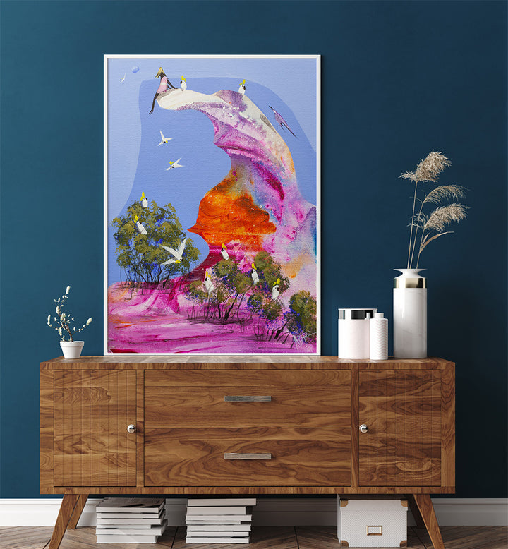 AWAY FROM IT ALL , ABSTRACT PAINTINGS