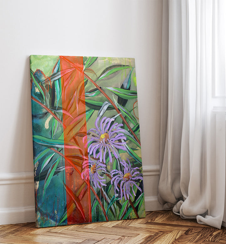 ARTWORK , FLORAL FLOWER PAINTINGS