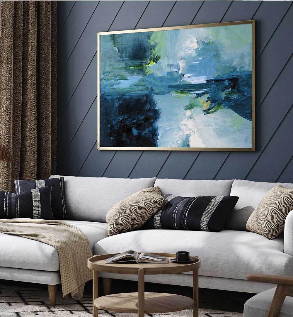 Transform your space with A QUIET REFLECTION II, ABSTRACT PAINTINGS, featuring serene colors and textures.